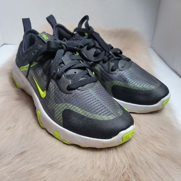 Nike Renew Lucent (gs) Big Kids' Running Shoe Cd6906-004 Black Size 7 - Picture 1 of 9